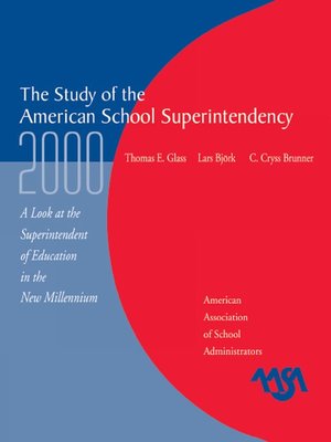 cover image of The Study of the American Superintendency, 2000